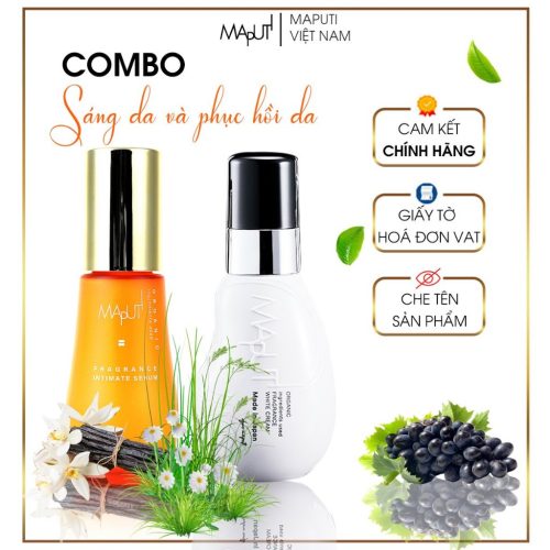 bộ sản phẩm kem trị thâm, làm sáng da maputi