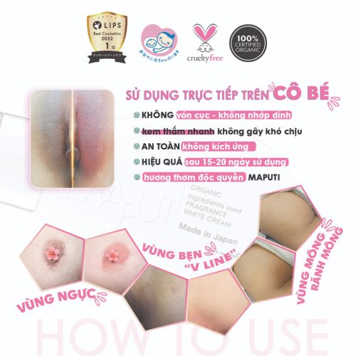 bộ sản phẩm kem trị thâm, làm sáng da maputi